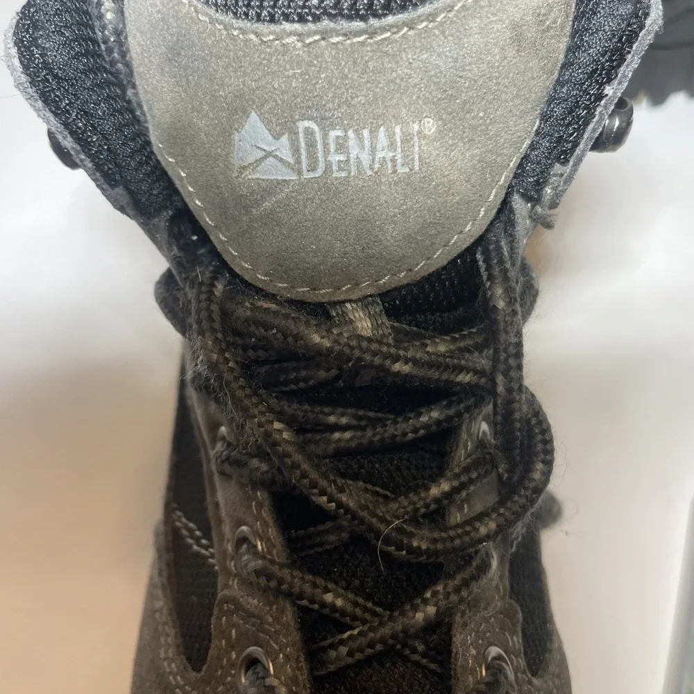 Denali Youth Hiking Boots Gray Suede Kids Size 2
